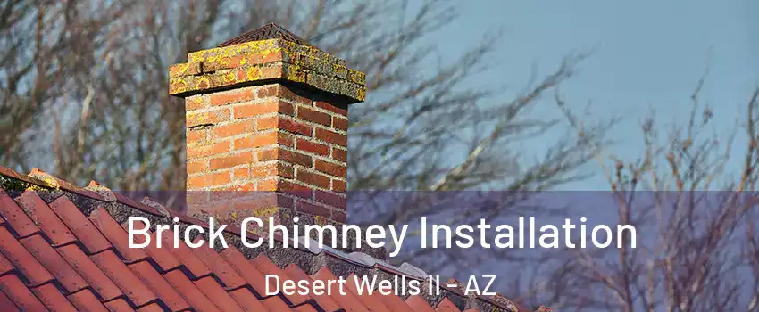 Brick Chimney Installation Desert Wells II - AZ