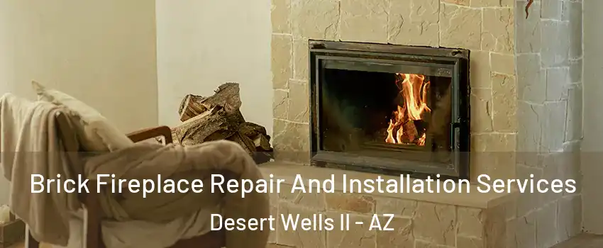 Brick Fireplace Repair And Installation Services Desert Wells II - AZ