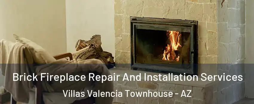 Brick Fireplace Repair And Installation Services Villas Valencia Townhouse - AZ