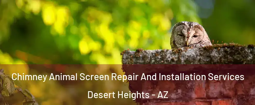 Chimney Animal Screen Repair And Installation Services Desert Heights - AZ