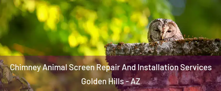 Chimney Animal Screen Repair And Installation Services Golden Hills - AZ