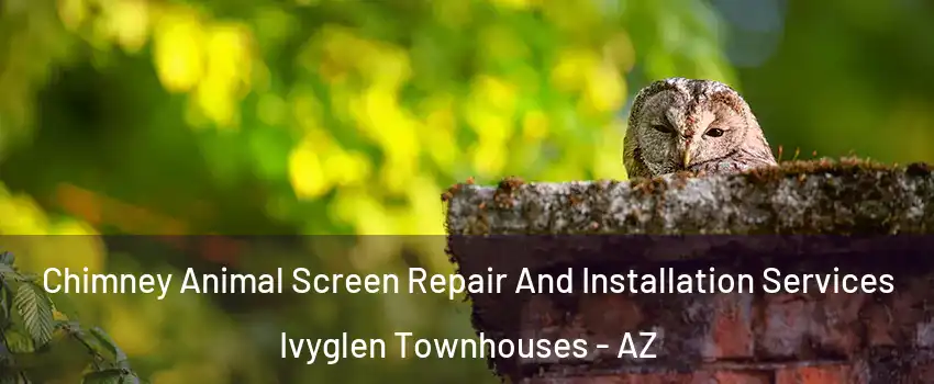 Chimney Animal Screen Repair And Installation Services Ivyglen Townhouses - AZ