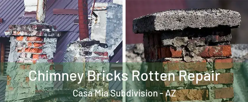 Chimney Bricks Rotten Repair Casa Mia Subdivision - AZ