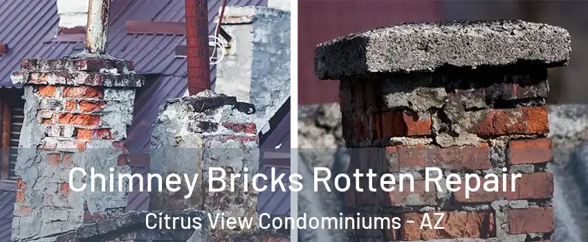 Chimney Bricks Rotten Repair Citrus View Condominiums - AZ