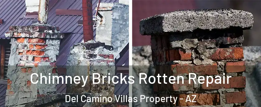 Chimney Bricks Rotten Repair Del Camino Villas Property - AZ