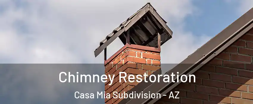 Chimney Restoration Casa Mia Subdivision - AZ