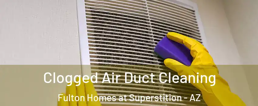 Clogged Air Duct Cleaning Fulton Homes at Superstition - AZ