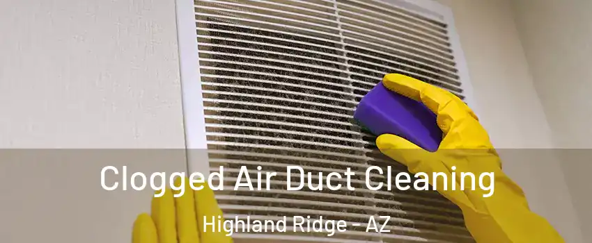 Clogged Air Duct Cleaning Highland Ridge - AZ