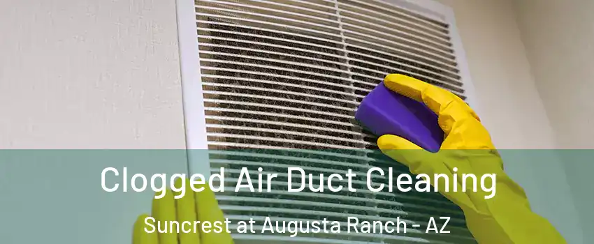 Clogged Air Duct Cleaning Suncrest at Augusta Ranch - AZ