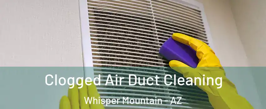 Clogged Air Duct Cleaning Whisper Mountain - AZ