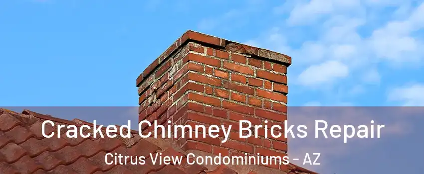 Cracked Chimney Bricks Repair Citrus View Condominiums - AZ