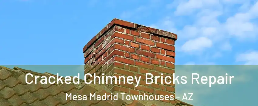 Cracked Chimney Bricks Repair Mesa Madrid Townhouses - AZ
