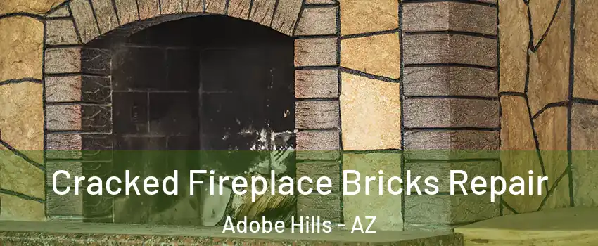 Cracked Fireplace Bricks Repair Adobe Hills - AZ