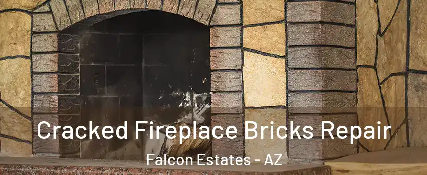 Cracked Fireplace Bricks Repair Falcon Estates - AZ