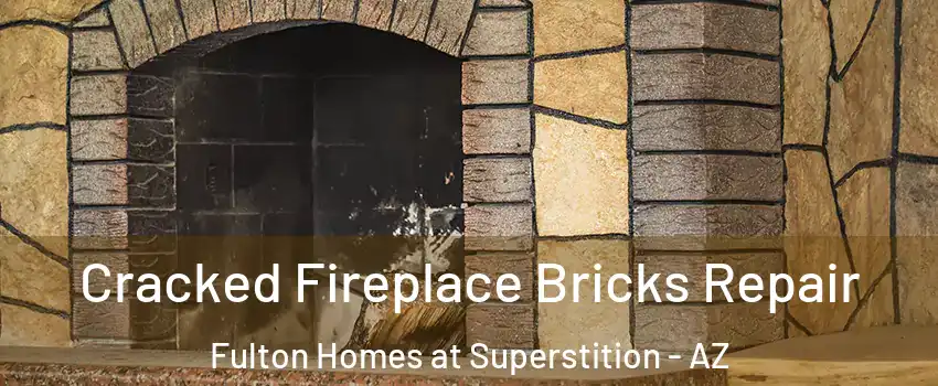 Cracked Fireplace Bricks Repair Fulton Homes at Superstition - AZ