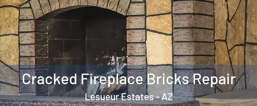 Cracked Fireplace Bricks Repair Lesueur Estates - AZ