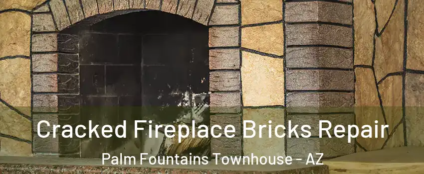 Cracked Fireplace Bricks Repair Palm Fountains Townhouse - AZ
