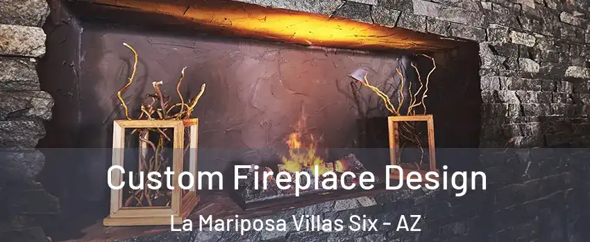 Custom Fireplace Design La Mariposa Villas Six - AZ