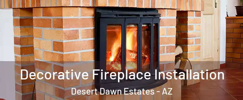 Decorative Fireplace Installation Desert Dawn Estates - AZ