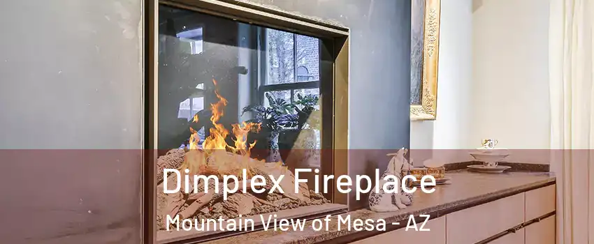 Dimplex Fireplace Mountain View of Mesa - AZ