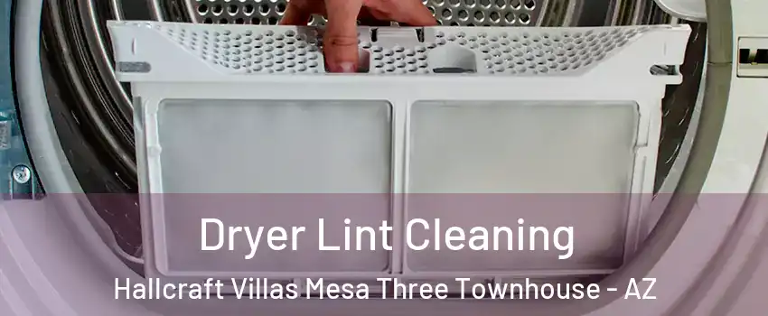 Dryer Lint Cleaning Hallcraft Villas Mesa Three Townhouse - AZ