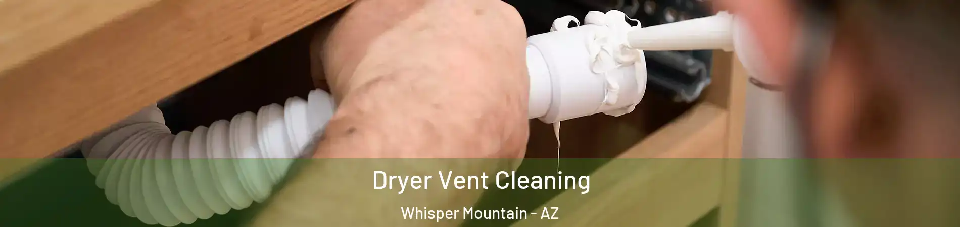 Dryer Vent Cleaning Whisper Mountain - AZ