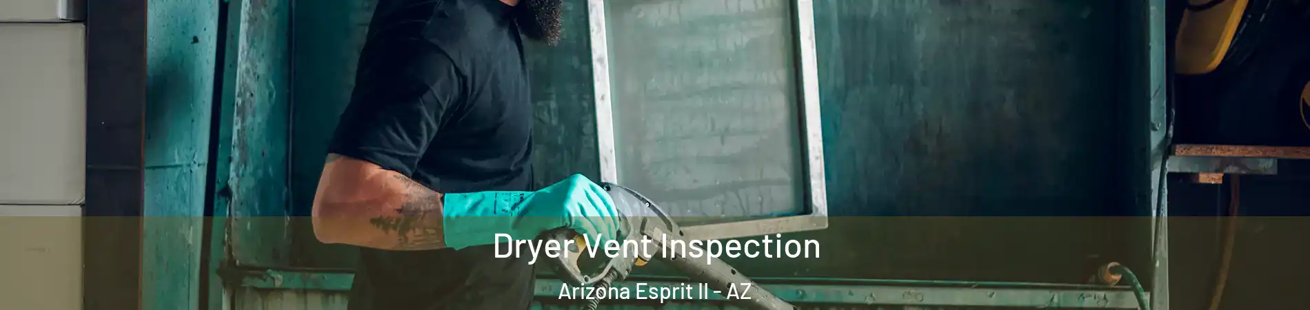 Dryer Vent Inspection Arizona Esprit II - AZ