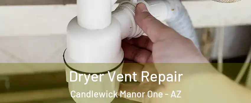 Dryer Vent Repair Candlewick Manor One - AZ