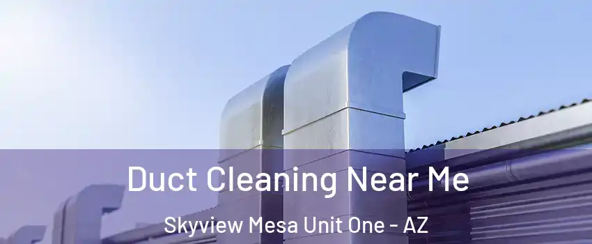 Duct Cleaning Near Me Skyview Mesa Unit One - AZ
