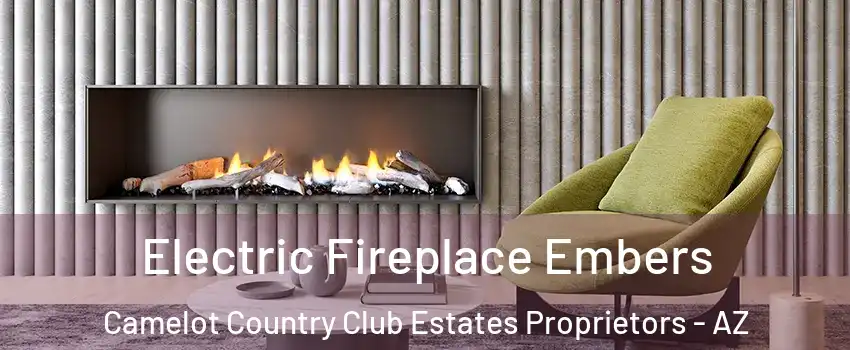 Electric Fireplace Embers Camelot Country Club Estates Proprietors - AZ
