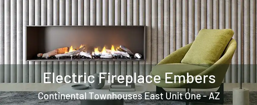 Electric Fireplace Embers Continental Townhouses East Unit One - AZ
