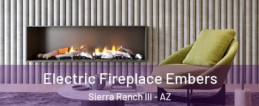 Electric Fireplace Embers Sierra Ranch III - AZ