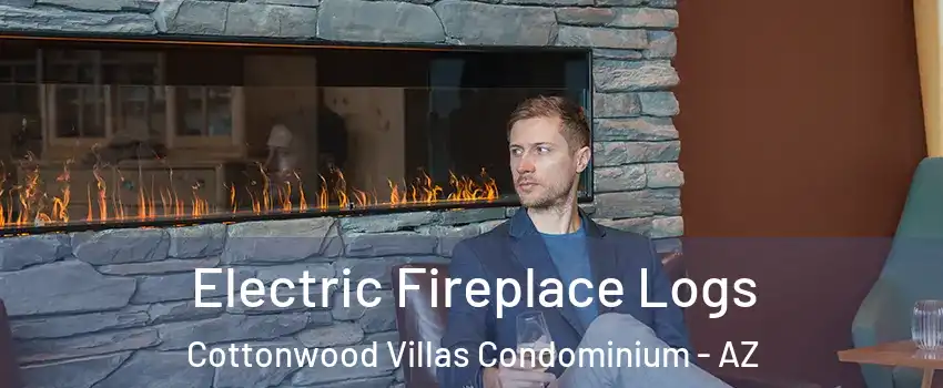 Electric Fireplace Logs Cottonwood Villas Condominium - AZ