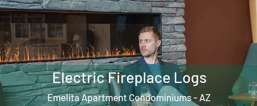 Electric Fireplace Logs Emelita Apartment Condominiums - AZ