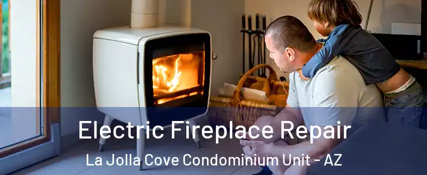 Electric Fireplace Repair La Jolla Cove Condominium Unit - AZ