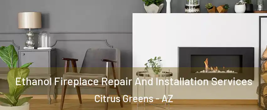 Ethanol Fireplace Repair And Installation Services Citrus Greens - AZ