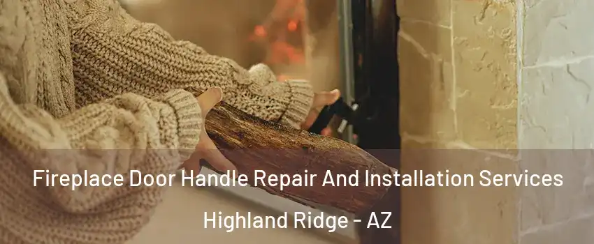 Fireplace Door Handle Repair And Installation Services Highland Ridge - AZ