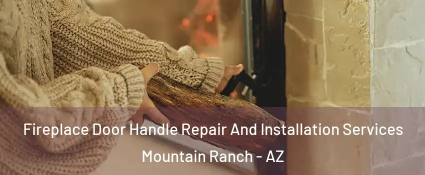 Fireplace Door Handle Repair And Installation Services Mountain Ranch - AZ