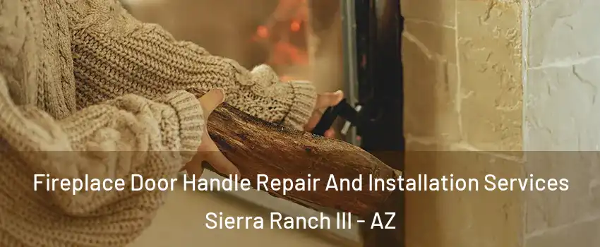 Fireplace Door Handle Repair And Installation Services Sierra Ranch III - AZ