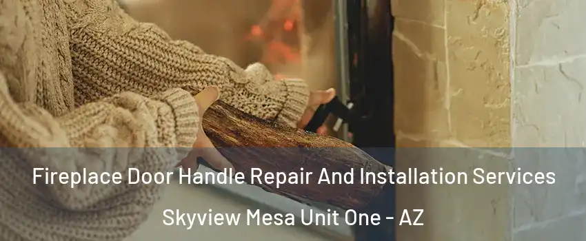 Fireplace Door Handle Repair And Installation Services Skyview Mesa Unit One - AZ