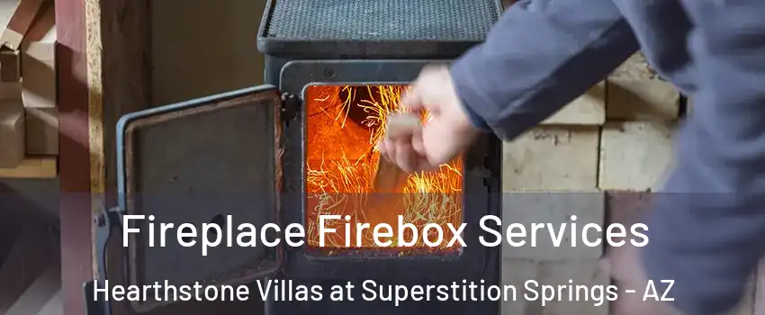 Fireplace Firebox Services Hearthstone Villas at Superstition Springs - AZ