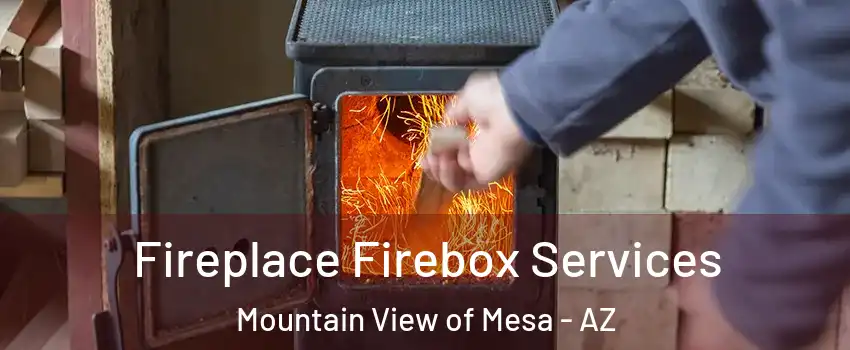 Fireplace Firebox Services Mountain View of Mesa - AZ