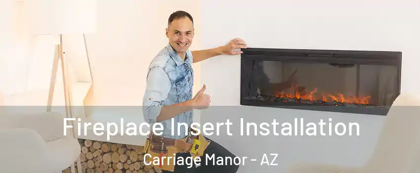 Fireplace Insert Installation Carriage Manor - AZ