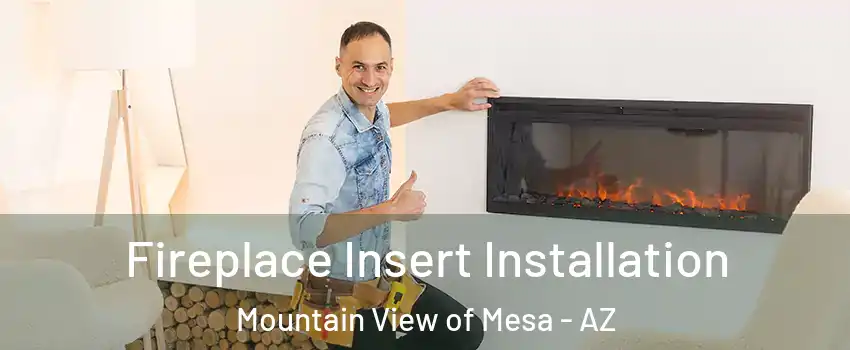 Fireplace Insert Installation Mountain View of Mesa - AZ