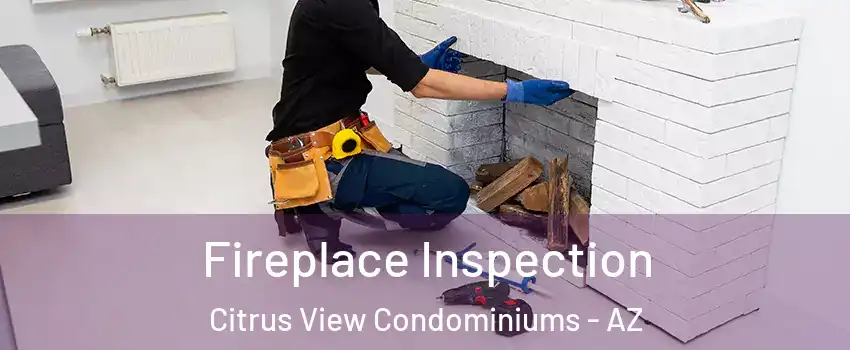 Fireplace Inspection Citrus View Condominiums - AZ