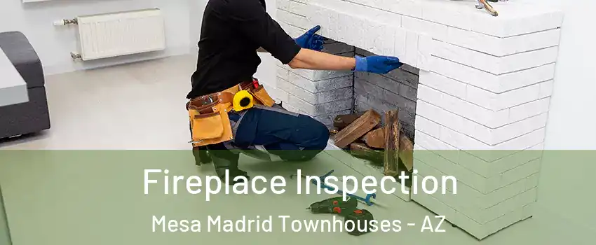 Fireplace Inspection Mesa Madrid Townhouses - AZ
