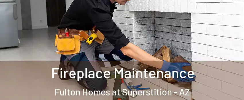Fireplace Maintenance Fulton Homes at Superstition - AZ