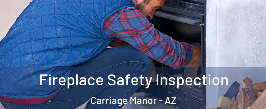 Fireplace Safety Inspection Carriage Manor - AZ