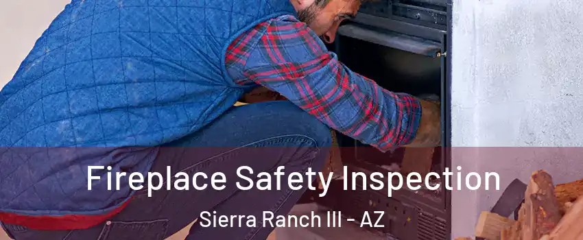 Fireplace Safety Inspection Sierra Ranch III - AZ