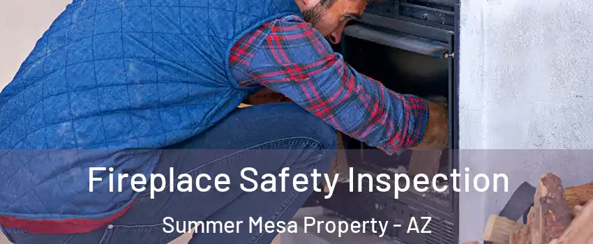 Fireplace Safety Inspection Summer Mesa Property - AZ